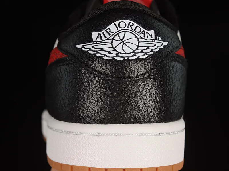 All categories Air Jordan Jordan series basketball shoes Air Jordan 1 Low Z version Air Jordan 1 Low AJ1 Joe 1 black and white red burst pattern low-top cultural basketball shoes DZ0798-108
